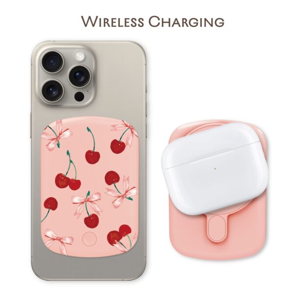 Ms. Cherry Magnetic Power Bank compatible with MagSafe, Wireless Portable Charger, Charging Battery Pack - Payfisia