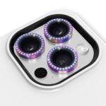 Casing Bee Bling Camera Lens Protector for iPhone Rainbow - Payfisia