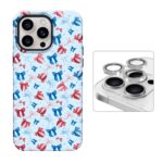 2 IN 1 Bundle Bow Gala iPhone Case + Silver Bling Lens Protector - Payfisia