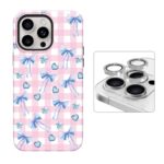 2 IN 1 Bundle Bowholic iPhone Case + Silver Bling Lens Protector - Payfisia