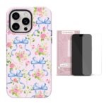 2 IN 1 Bundle Coquette iPhone Case + Screen Protector - Payfisia