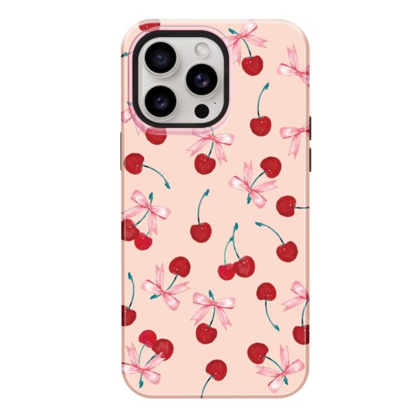 2 IN 1 Bundle Ms. Cherry iPhone Case + Screen Protector - Payfisia