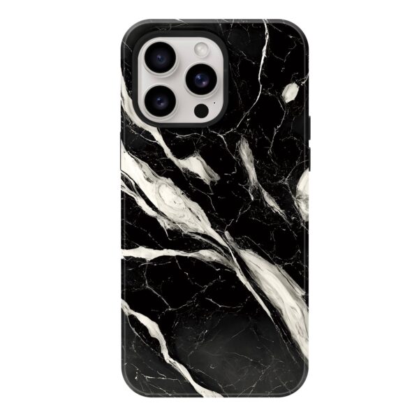 Black Marble iPhone Case - Payfisia