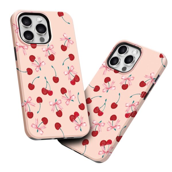 2 IN 1 Bundle Ms. Cherry iPhone Case + Screen Protector - Payfisia