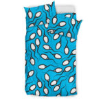 Anatomy Sperm Pattern Print Duvet Cover Bedding Set - Payfisia