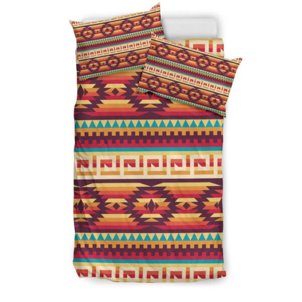 Aztec Native American Tribal Navajo Indians Print Duvet Cover Bedding Set - Payfisia
