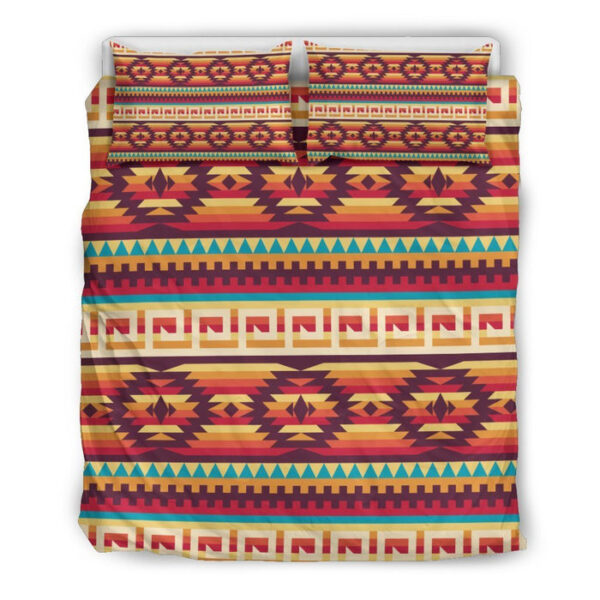 Aztec Native American Tribal Navajo Indians Print Duvet Cover Bedding Set - Payfisia