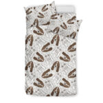 Basset Hound Dog Pattern Print Duvet Cover Bedding Set - Payfisia