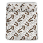 Basset Hound Dog Pattern Print Duvet Cover Bedding Set - Payfisia