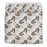 Basset Hound Dog Pattern Print Duvet Cover Bedding Set - Payfisia