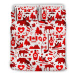 Canada Love Pattern Print Duvet Cover Bedding Set - Payfisia