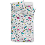 Candy Print Pattern Duvet Cover Bedding Set - Payfisia