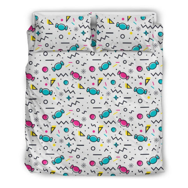 Candy Print Pattern Duvet Cover Bedding Set - Payfisia