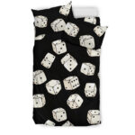 Casino Dice Pattern Print Duvet Cover Bedding Set - Payfisia