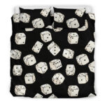 Casino Dice Pattern Print Duvet Cover Bedding Set - Payfisia