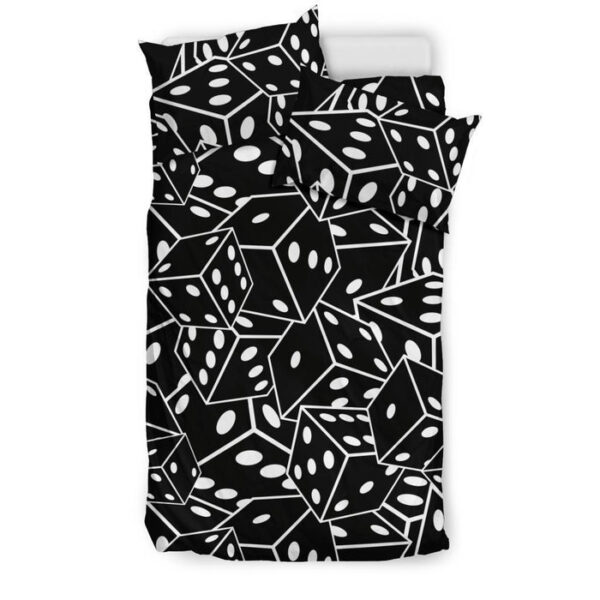 Casino Dice Print Pattern Duvet Cover Bedding Set - Payfisia