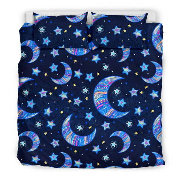 Celestial Pattern Print Duvet Cover Bedding Set - Payfisia