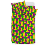 Chess Color Pattern Print Duvet Cover Bedding Set - Payfisia