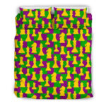 Chess Color Pattern Print Duvet Cover Bedding Set - Payfisia