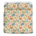Christian Bible Pattern Print Duvet Cover Bedding Set - Payfisia