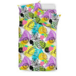Colorful Drawing Pineapple Bedding Set - Payfisia
