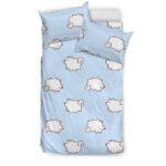 Dog Somoyed Pattern Print Duvet Cover Bedding Set - Payfisia