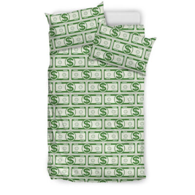 Dollar Money Print Pattern Duvet Cover Bedding Set - Payfisia