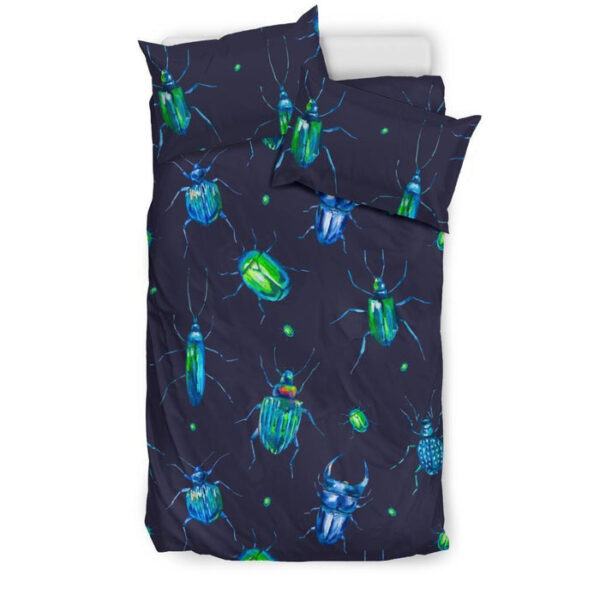 Drawing Bug Pattern Print Duvet Cover Bedding Set - Payfisia