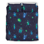 Drawing Bug Pattern Print Duvet Cover Bedding Set - Payfisia