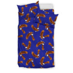 Eagle Blue Pattern Print Duvet Cover Bedding Set - Payfisia