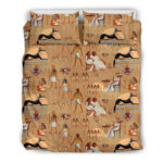 Egyptian Pattern Print Duvet Cover Bedding Set - Payfisia