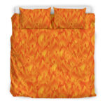 Flame Fire Pattern Print Duvet Cover Bedding Set - Payfisia