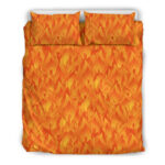 Flame Fire Pattern Print Duvet Cover Bedding Set - Payfisia