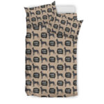 Great Dane Pattern Print Duvet Cover Bedding Set - Payfisia