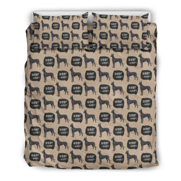 Great Dane Pattern Print Duvet Cover Bedding Set - Payfisia