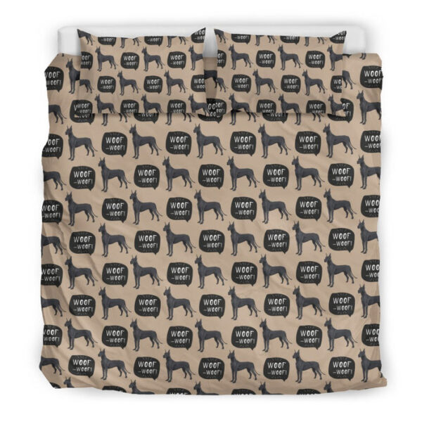 Great Dane Pattern Print Duvet Cover Bedding Set - Payfisia