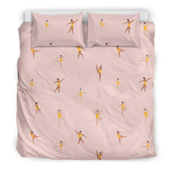 Gymnastics Pattern Print Duvet Cover Bedding Set - Payfisia