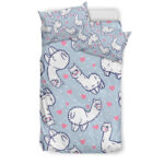 Llama Pattern Print Duvet Cover Bedding Set - Payfisia