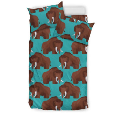 Mammoth Blue Pattern Print Duvet Cover Bedding Set - Payfisia