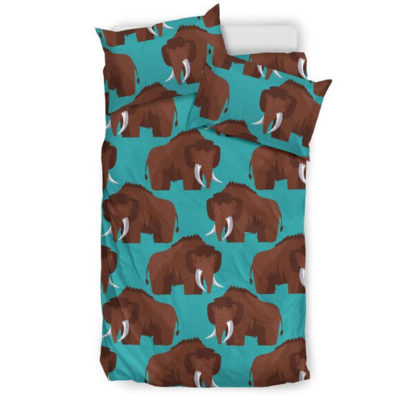 Mammoth Blue Pattern Print Duvet Cover Bedding Set - Payfisia