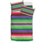 Mexican Serape Blanket Baja Pattern Print Duvet Cover Bedding Set - Payfisia