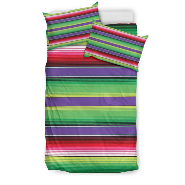 Mexican Serape Blanket Baja Pattern Print Duvet Cover Bedding Set - Payfisia