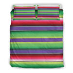 Mexican Serape Blanket Baja Pattern Print Duvet Cover Bedding Set - Payfisia