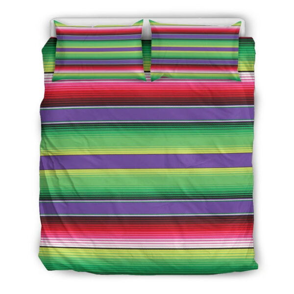 Mexican Serape Blanket Baja Pattern Print Duvet Cover Bedding Set - Payfisia