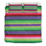 Mexican Serape Blanket Baja Pattern Print Duvet Cover Bedding Set - Payfisia