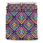Navajo Indians Aztec Tribal Native American Print Duvet Cover Bedding Set - Payfisia