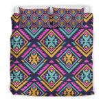 Navajo Indians Aztec Tribal Native American Print Duvet Cover Bedding Set - Payfisia