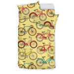 Pattern Print Bicycle Duvet Cover Bedding Set - Payfisia