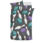 Pattern Print Bowling Duvet Cover Bedding Set - Payfisia