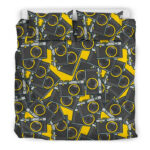 Pattern Print Camera Duvet Cover Bedding Set - Payfisia